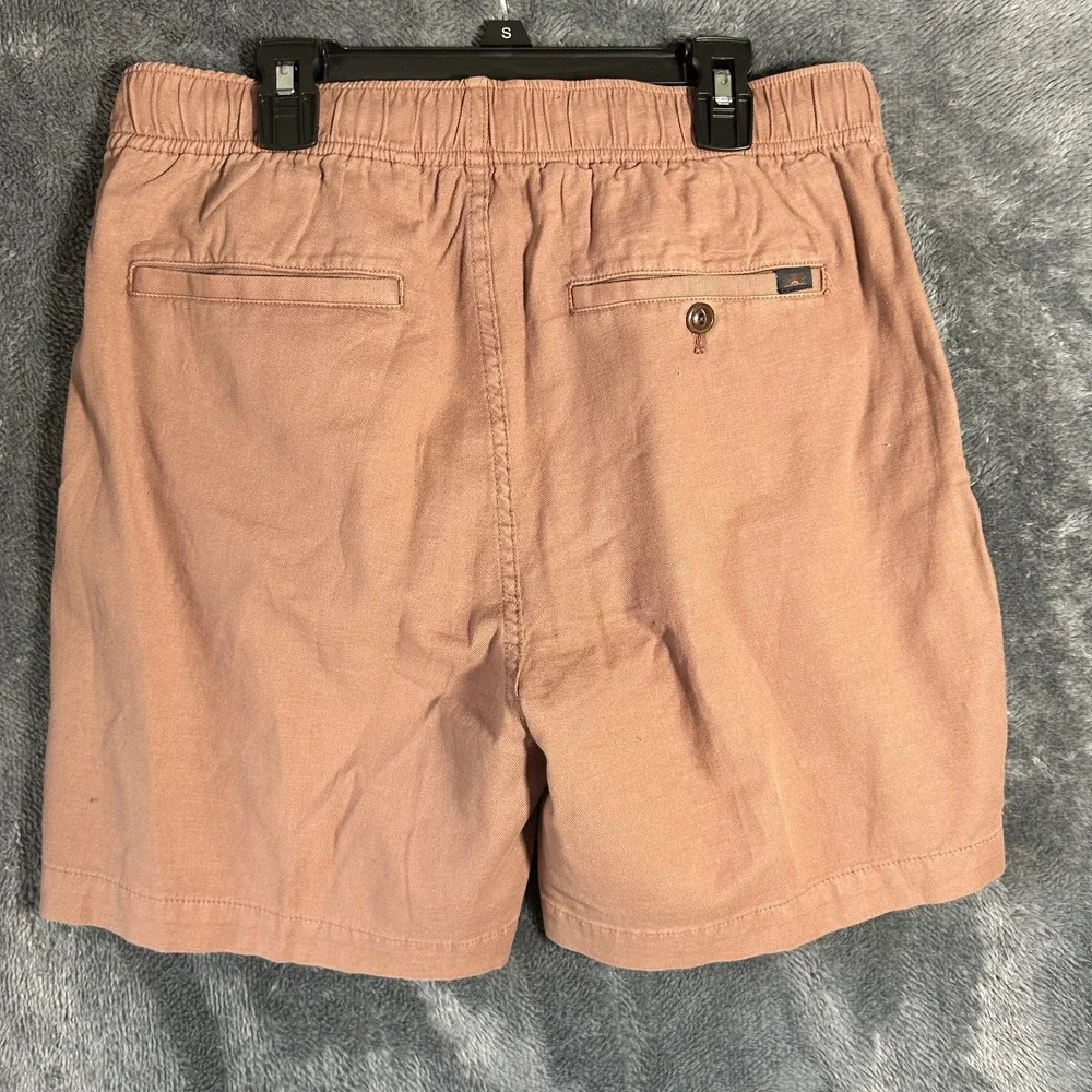 Faherty Mens Size S Cedar Rose Essential Drawstring Shorts